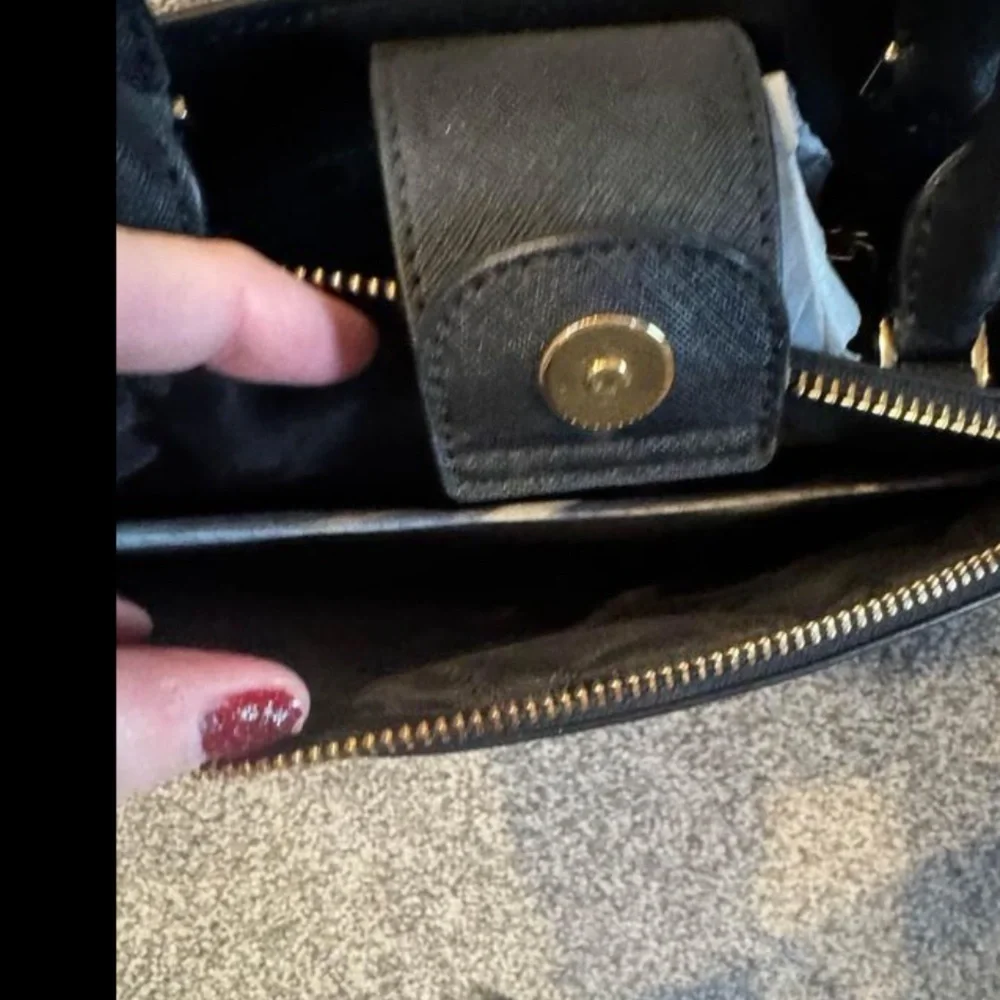 NWT Michael Kors black satchel